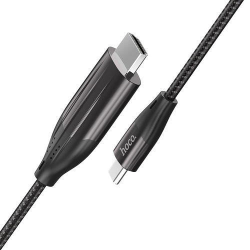 כבל מתאם לתצוגה Hoco UA16 Type-c to hdmi 4k