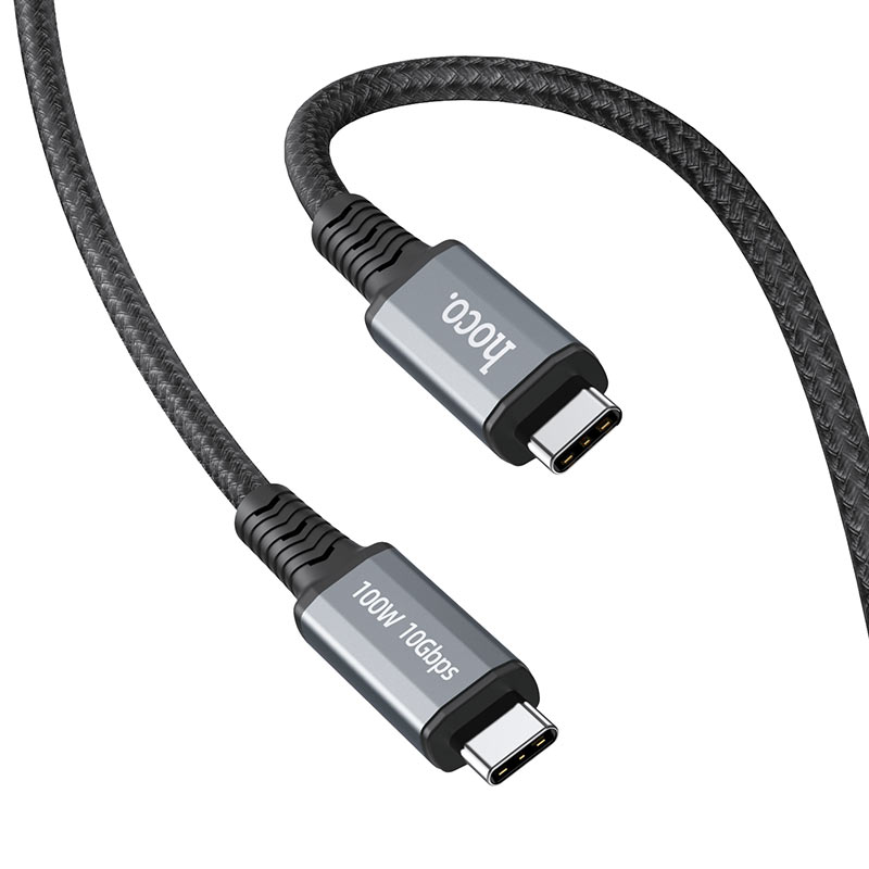 כבל טעינה דאטה ותצוגה Hoco US01 3-in-1 Type-c to Type-c 4K 60Hz m1.2