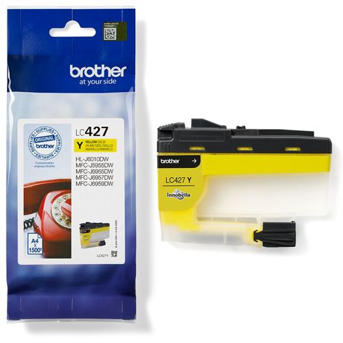 ראש דיו מקורי צהוב  Brother LC427Y 