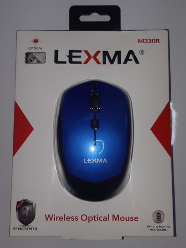 עכבר אלחוטי סגול LEXMA Wireless Optical Mouse  M330R