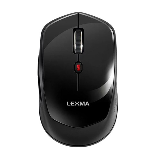 עכבר אלחוטי שחור LEXMA Wireless Optical Mouse  M330R
