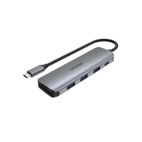 מולטיפורט Unitek H1107C usb 3.1 type-c uhub p6 in 1