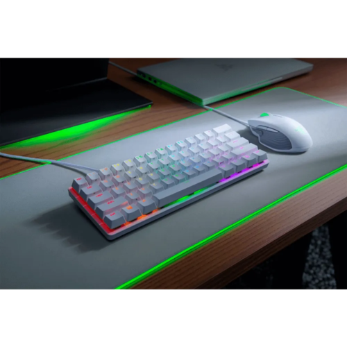  מקלדת אופטית צבע לבן RAZER HUNTSM MINI RED.S 