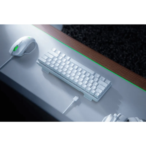  מקלדת אופטית צבע לבן RAZER HUNTSM MINI RED.S 