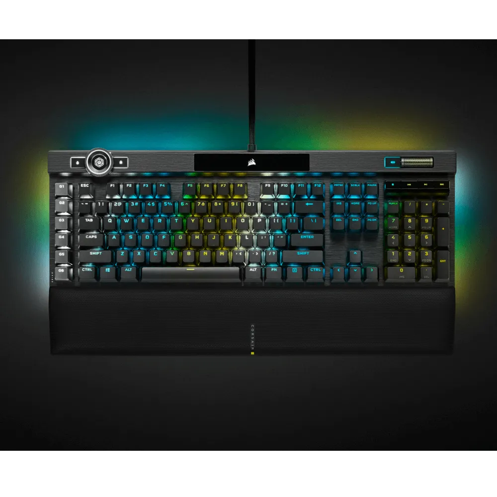  מקלדת גיימינג מכנית K100 CORSAIR OPX Switch — Black 