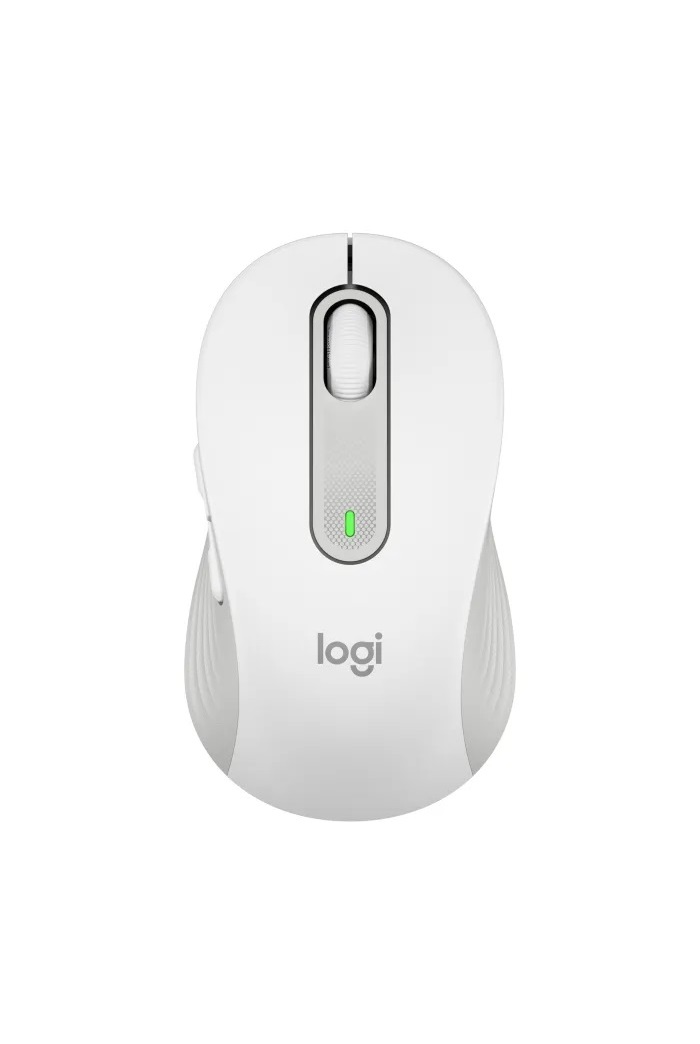 עכבר אלחוטי לבן  Logitech M650 L Wireless Mouse-ROSE-Bluethooth