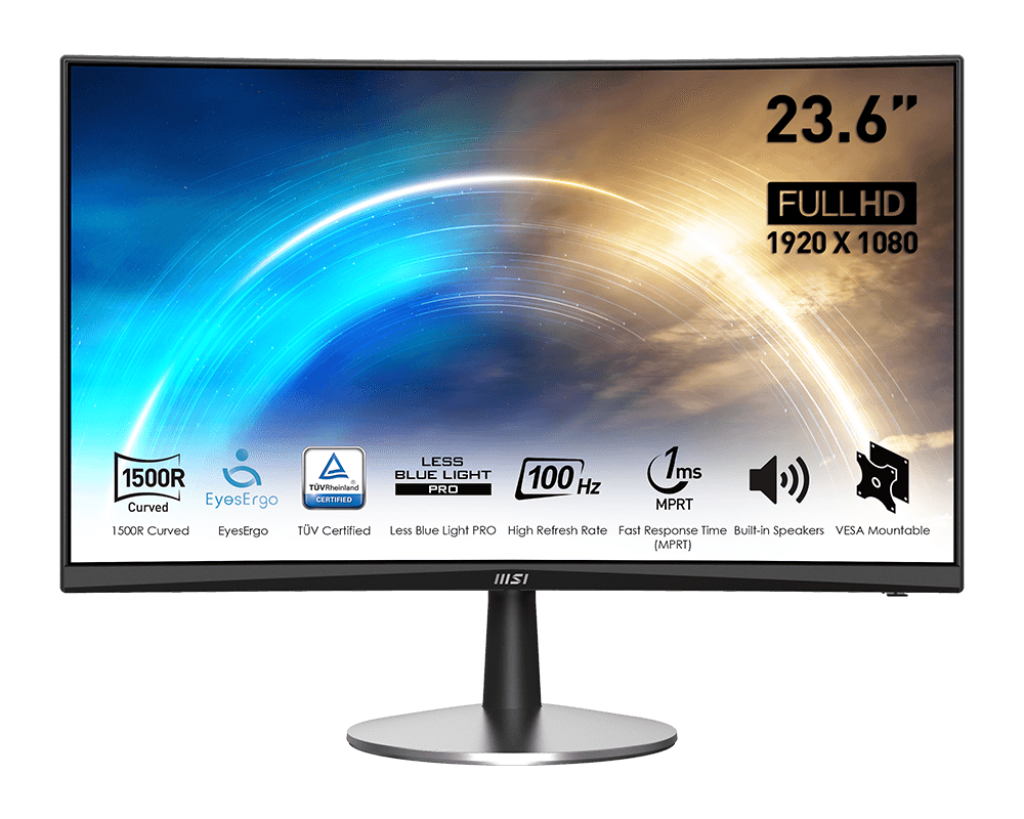  מסך עסקי קעור MSI PRO MP2422C 