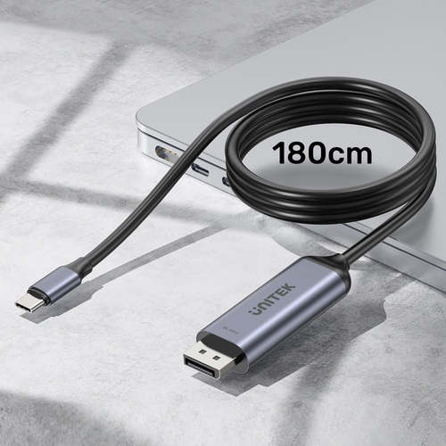 כבל מתאם  Unitek V1423DGY USB Type-C to DP  8K  