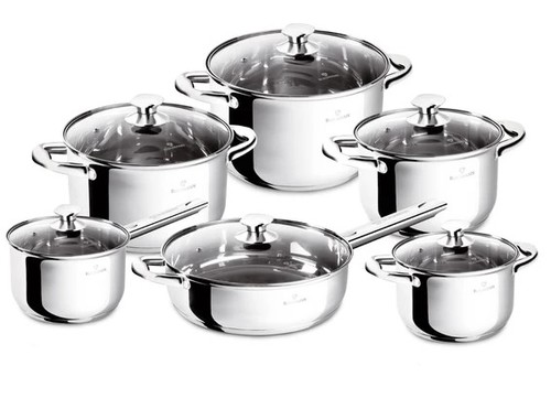 סט כלי בישול פרימיום 12 חלקים Blaumann BL3875W