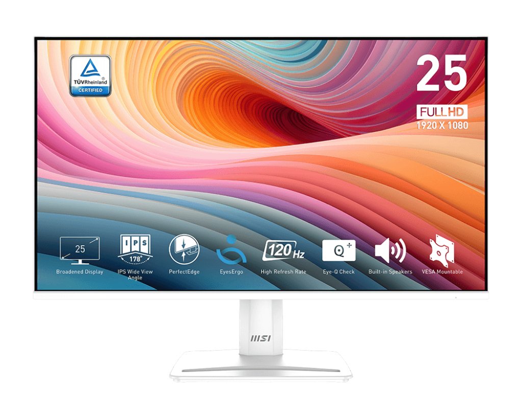  מסך מחשב עסקי 25" MSI PRO MP251W E2 WHITE 