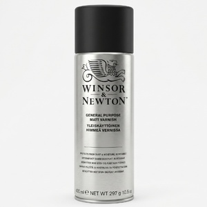 ספריי לכה ורניש מט רב תכליתי 400 מל- Winsor & Newton