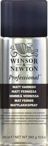 ספריי לכה ורניש מט 400 מל לאקריליקן- Winsor & Newton Professional
