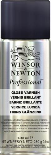 ספריי לכה ורניש מבריק 400 מל לאקריליק- Winsor & Newton Professional