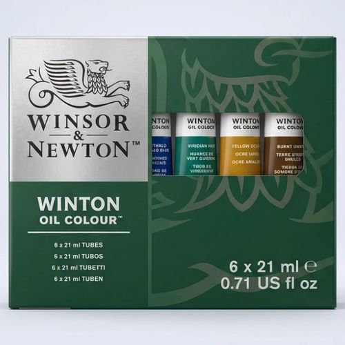 סט 6 צבעי שמן 21 מל WINTON NEWTON
