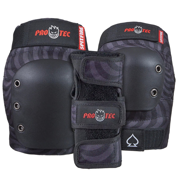 סט מגנים מקצועיים לספורט אתגרי Pro-Tec  3 מהדורת ספיטפייר