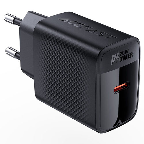 מטען DP 20W + כבל טעינה TYPE-C  לטלפון נייד AceFast A82