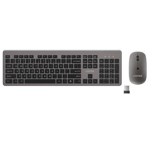 סט מקלדת ועכבר דק Unitek SlimDuo 2.4GHz T054AGY01