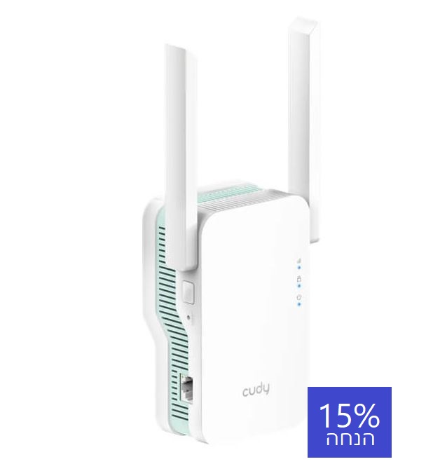 מגדיל טווח  CUDY RE1500 Wi-Fi 6 Mesh Repeater  
