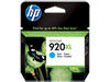 ראש דיו ציאן 920XL CD972AE כחול HP קיבולת גבוהה עד 700 דף
