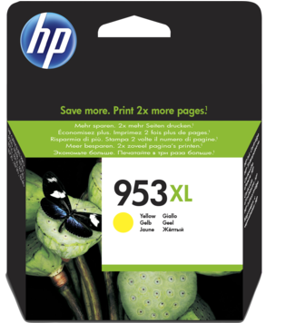 מחסנית דיו מקורית צהוב HP 953XL כמות גדולה