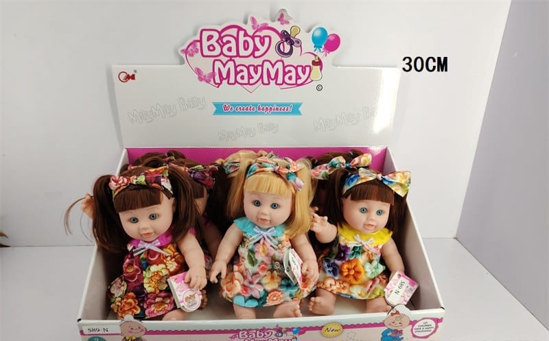 בובה 30 סמ עם שיער