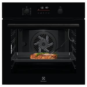 תנור בנוי פירוליטי 71 ליטר Electrolux EOP7422K AirFry SenseCook זכוכית שחורה | גרמניה