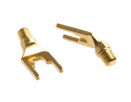 כבלים משובחים לרמקולים Bi-Amp כולל תקעי בננה ומזלג מתחלפים מבית SUPRA תוצרת שבדיה QUADRAX 4X2.0 BI-AMP COMBICON