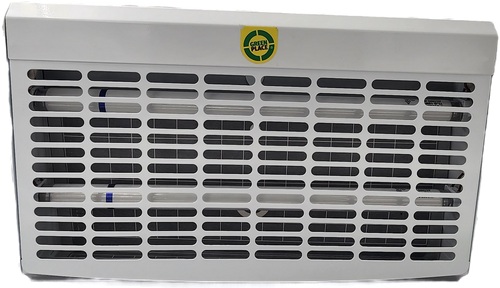 חרקן מקצועי הוריקן פרופשיונל K0603-00 עם נורות UV 15W פיליפס מוגנות שבר, מערכת לוח דבק וקפסולת פתיון בלעדית לכיסוי אפקטיבי של 60 מ