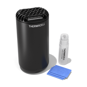 טרמסל - ערכה מוכנה להרחקת יתושים (צבע שחור) - THERMACELL Patio Shield