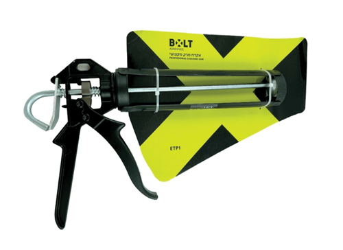 אקדח מרק מקצועי BOLT עם מכפיל מומנט 1:10, בנוי מסגסוגת פלדה ואלומיניום. ידית ארגונומית לעבודה נוחה. ב-38₪ בלבד! הזמן עכשיו ותיהנה מיישום מדויק.