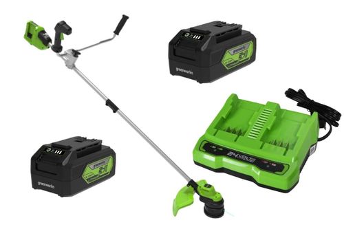 חרמש קוצץ קנטים GREENWORKS 99729 48V בראשלס עם רוחב חיתוך 38 ס