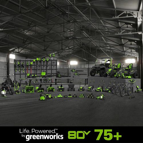 מפוח עלים נטען בראשלס GREENWORKS 99558 80V PRO עם מנוע Brushless, מהירות אוויר 233 קמ