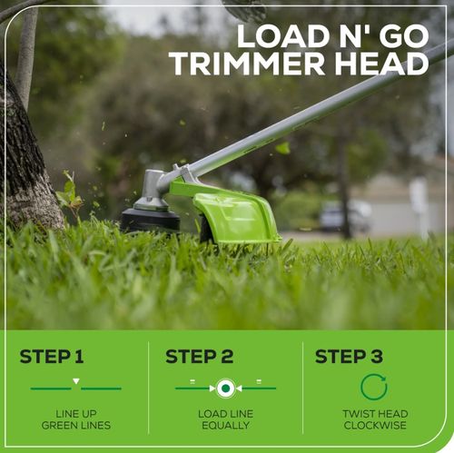 חרמש נטען GREENWORKS 99532-3 בראשלס 48V עם קוטר חיתוך 33 ס