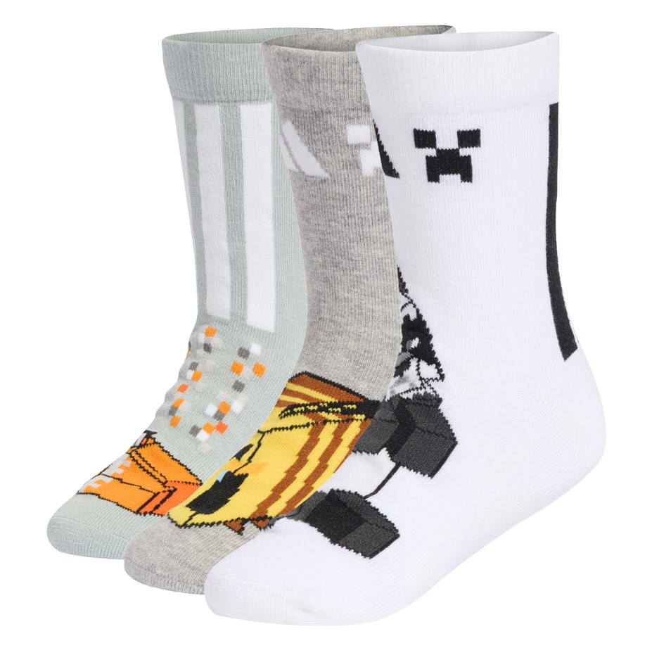 שלישיית גרבי אדידס adidas Performance Socks Minecraft | ילדים