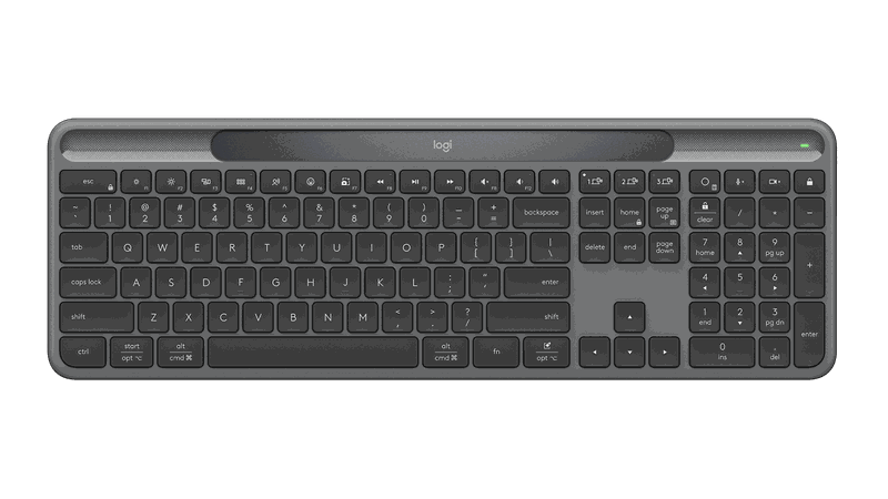 מקלדת אלחוטית Logitech Signature Slim Solar+ K980 Graphite