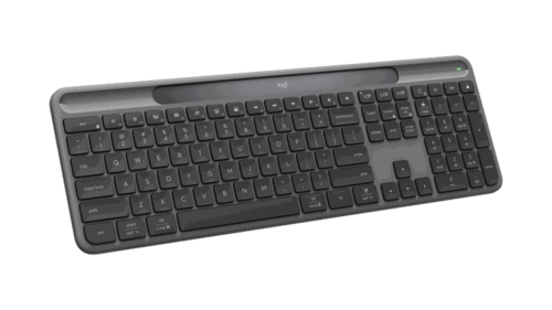 מקלדת אלחוטית Logitech Signature Slim Solar+ K980 Graphite