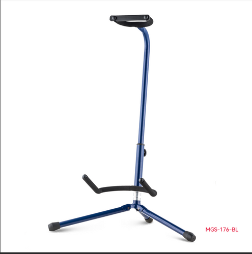סטנד גיטרה מתכוונן כחול Casa Solo Wave Color עם זרועות תמיכה מסתובבות AWEDA MGS-176WA