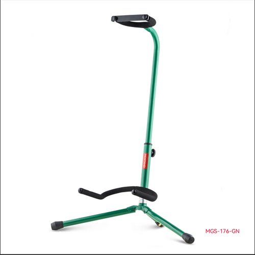 סטנד גיטרה מתכוונן ירוק Casa Solo Emerald Color עם זרועות תמיכה מסתובבות AWEDA MGS176EM