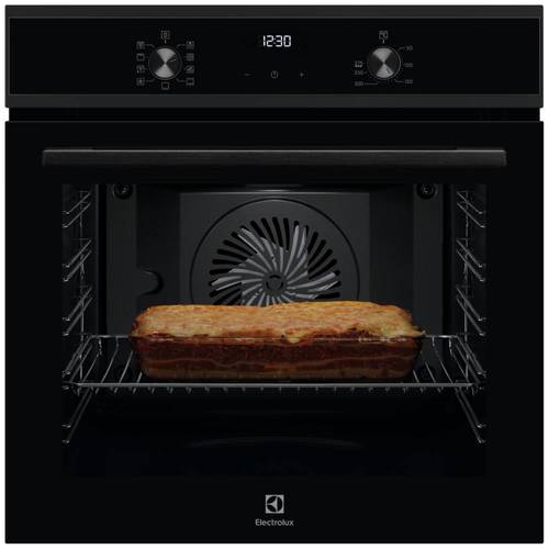תנור בנוי 71 ליטר Electrolux EOH6221K SurroundCook זכוכית שחורה | גרמניה