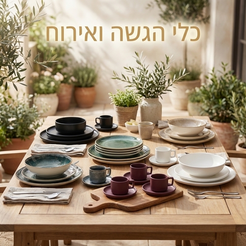 אמנות האירוח: המדריך המלא לסטים ומארזי הצלחות של Berlinger Haus
