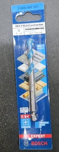 מקדח 8 ממ אימפקט 1/4 רב שימושי BOSCH