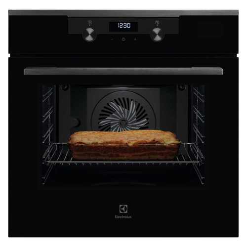 תנור בנוי 71 ליטר Electrolux EOH6231H SurroundCook זכוכית שחורה | גרמניה