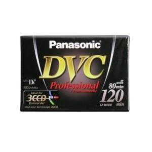 קלטת וידאו Mini DV Professional של פנסוניק 80 דקות
