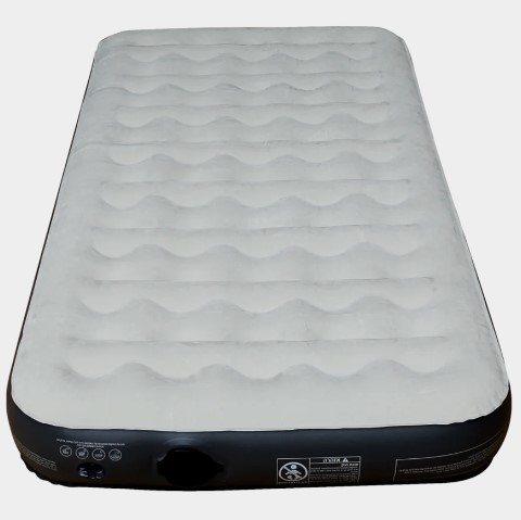 מזרן מתנפח ליחיד כולל משאבה צבע אפור Glamp GSSAB22