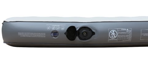 מזרן מתנפח זוגי כולל משאבה צבע אפור Glamp GSSAB22