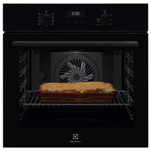 תנור בנוי 71 ליטר Electrolux EOH6222K SurroundCook זכוכית שחורה | גרמניה 