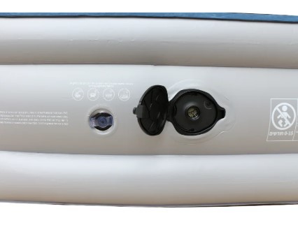 מזרן מתנפח עבה זוגי כולל משאבה צבע כחול Glamp GTDAB46