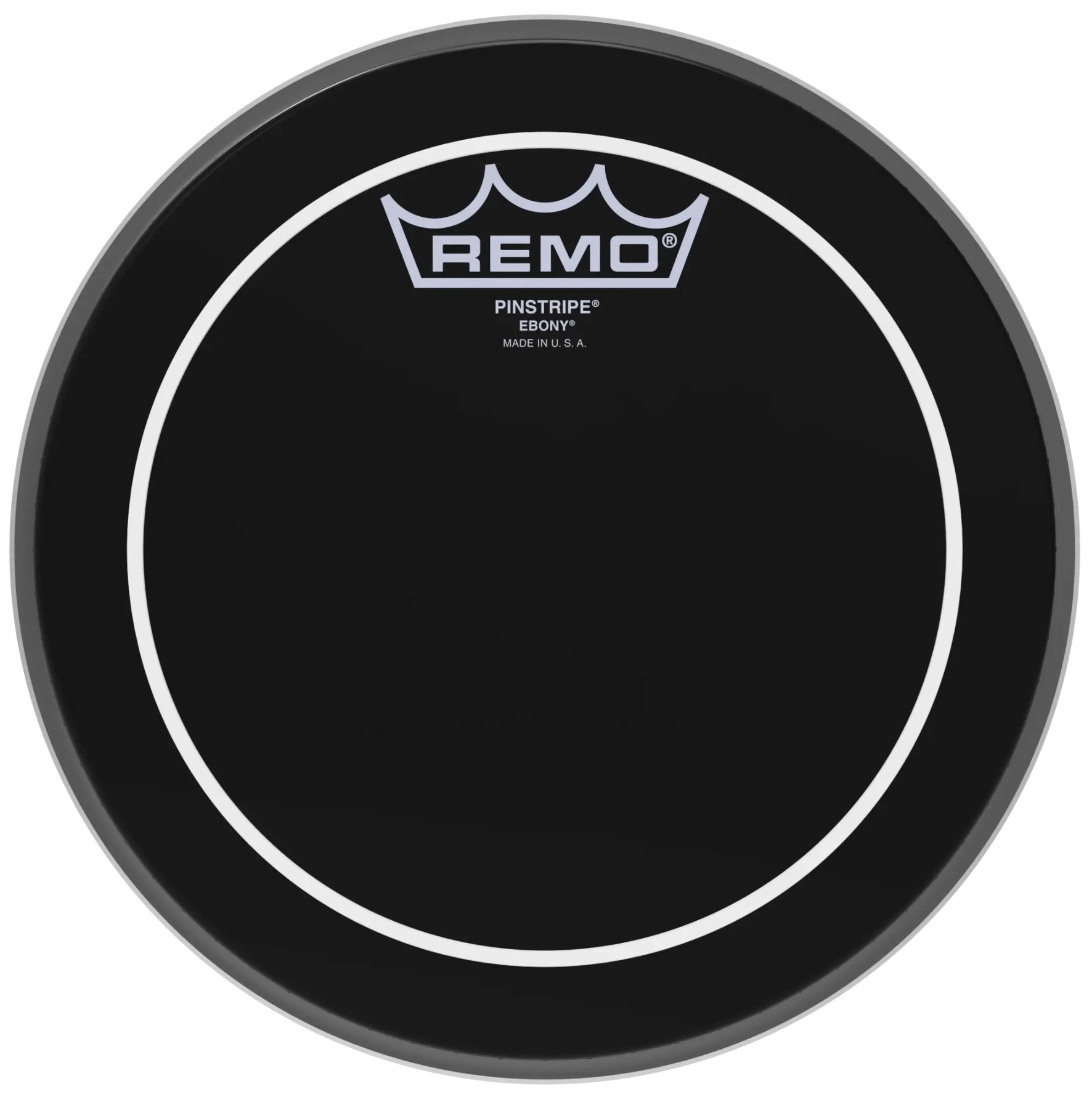 Remo Pinstripe Ebony 8" Drumhead