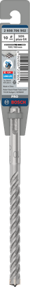 מקדח SDS מידה 10*160 BOSCH PLUS-5X