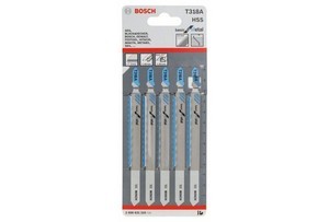 להב משור אנכי T321AF ארוך למתכת - מארז 5 יחידות BOSCH